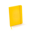 Gepersonaliseerde notitieboekje geel PP model miley